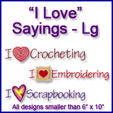 A I Love Sayings Design Pack