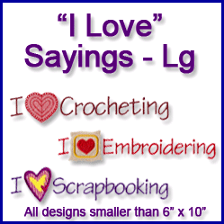 A I Love Sayings Design Pack