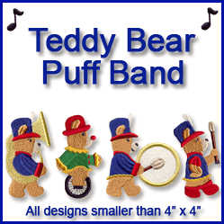 A Teddy Bear Band (Puff Foam) Design Pack