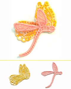 Dragonfly II  (Layered Lace)