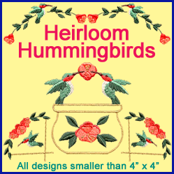 A Heirloom Hummingbirds Design Pack