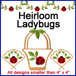 A Heirloom Ladybugs Design Pack