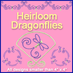 A Heirloom Dragonflies Design Pack