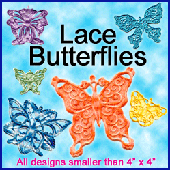 A Butterflies (Lace) Design Pack