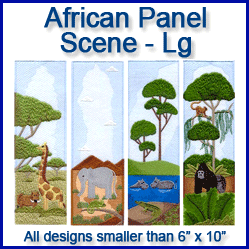 A African Panel Scene Design Pack