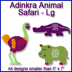 A Adinkra Animal Safari Design Pack