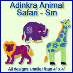 A Adinkra Animal Safari Design Pack