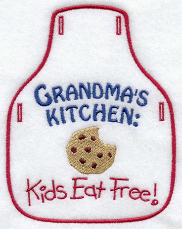 Grandma's Kitchen Bottle Apron (In-the-Hoop)