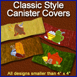 A Classic Style Canister Covers Design Pack