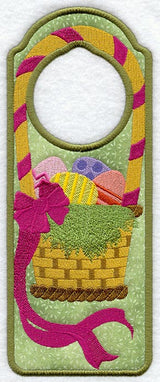 Easter Basket Door Hanger (In-the-Hoop)