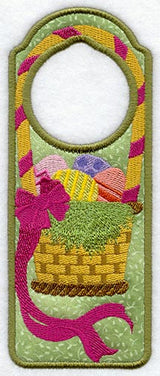 Easter Basket Door Hanger (In-the-Hoop)