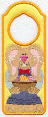 Easter Bunny Door Hanger (In-the-Hoop)