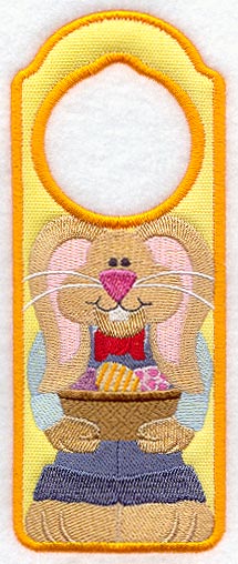 Easter Bunny Door Hanger (In-the-Hoop)