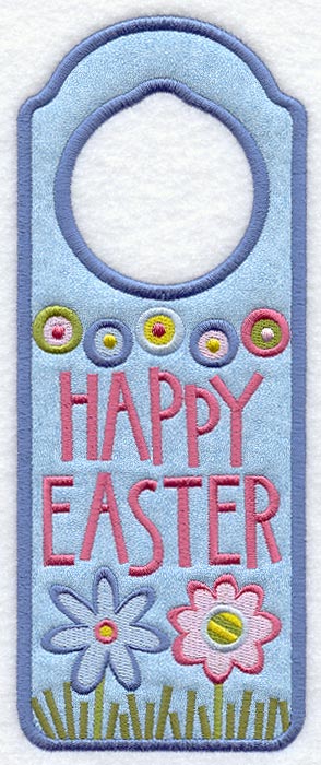 Happy Easter Door Hanger (In-the-Hoop)