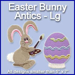 A Easter Bunny Antics Design Pack