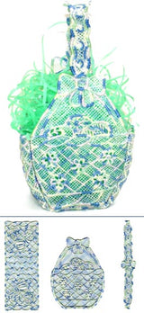 Floral and Egg Basket (3 Pieces) (Lace)