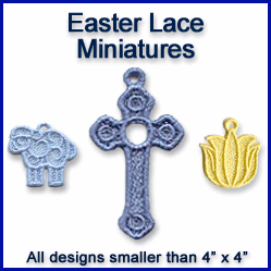 A Easter Miniatures (Lace) Design Pack
