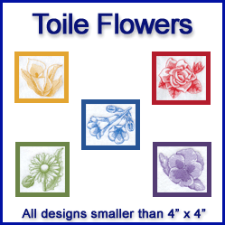 A Toile Flowers Design Pack