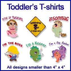 A Toddler's T-shirt Design Pack
