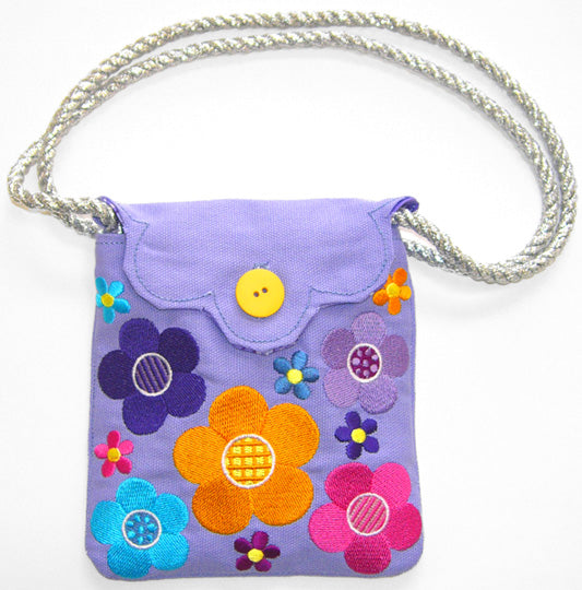 Cool Girl Flower Purse (In-the-Hoop)