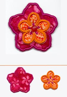 Layered Two-Piece Hibiscus (Applique)