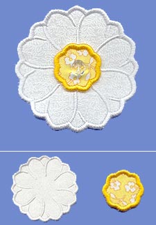 Layered Two-Piece Daisy (Applique)