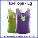 A Flowered Flip-Flops Design Pack