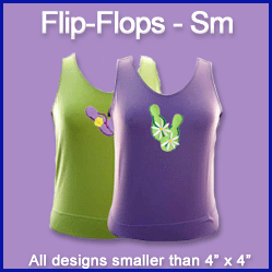 A Flowered Flip-Flops Design Pack