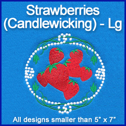 A Strawberry (Candlewicking) Design Pack