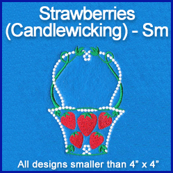 A Strawberry (Candlewicking) Design Pack