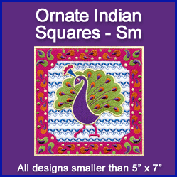A Ornate Indian Squares Design Pack