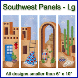 A Southwest Scene Panels Design Pack
