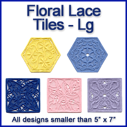 A Floral Tiles (Lace) Design Pack
