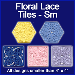 A Floral Tiles (Lace) Design Pack