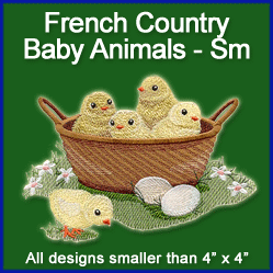 A French Country Baby Animals Design Pack