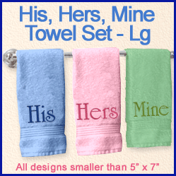 A His, Hers, Mine Design Pack