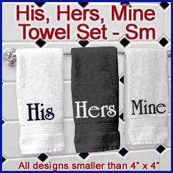 A His, Hers, Mine Design Pack