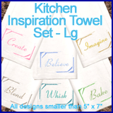 A Kitchen Inspirational Phrases (Toile) Design Pack
