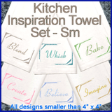 A Kitchen Inspirational Phrases (Toile) Design Pack