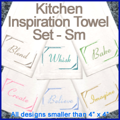 A Kitchen Inspirational Phrases (Toile) Design Pack