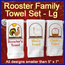 A Rooster Family Design Pack