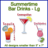 A Summertime Bar Drinks Design Pack