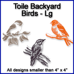 A Toile Backyard Birds Design Pack