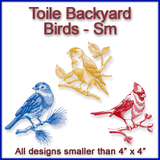 A Toile Backyard Birds Design Pack