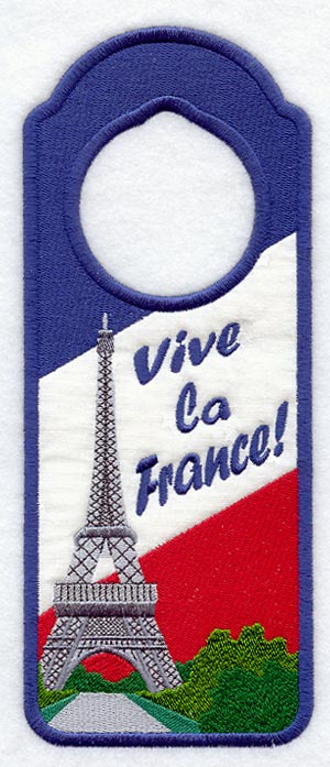 France Door Hanger (In-the-Hoop)
