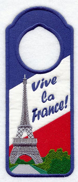 France Door Hanger (In-the-Hoop)