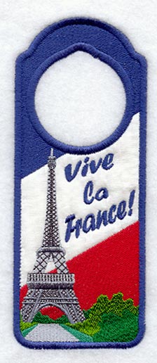 France Door Hanger (In-the-Hoop)