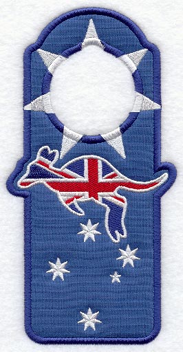 Australia Door Hanger (In-the-Hoop)