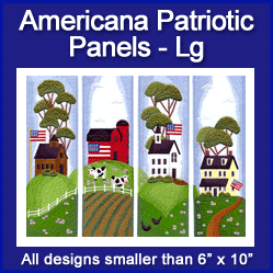 A Americana Patriotic Panels Design Pack