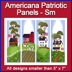 A Americana Patriotic Panels Design Pack